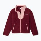Vaikiškas flisinis džemperis Columbia Sequoia Grove Full Zip Fleece rich wine/eraser pink