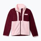 Vyriškas džemperis Columbia Back Bowl II Full Zip rich wine/satin pink