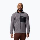 Vyriškas flisinis džemperis Columbia Fast Trek Overlay Full Zip city grey/black