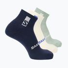 Kojinės Salomon Everyday Ankle 3 pairs spellbound/vanilla ice/ice flow
