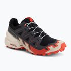 Vyriški bėgimo batai Salomon Speedcross 6 black/fiery red/almond milk