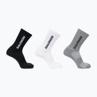 Kojinės Salomon Everyday Lite Crew 3 pack black/white/frost gray