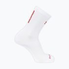 Kojinės Salomon S/Lab Phantasm Crew 3 white/fiery red