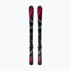 Vaikiškos kalnų slidės + apkaustai Salomon QST Jr Black M + L6 GW black/neon punch