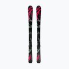 Vaikiškos kalnų slidės + apkaustai Salomon QST Jr Black M + C5 GW black/neon punch