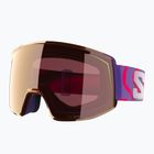 Slidinėjimo akiniai Salomon Skarn Prime Sigma S2+S1 ultra violet/sigma copper/sigma clear pink