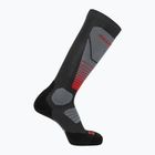 Slidinėjimo kojinės Salomon S/Pro Anthracite/Medium Grey/Fiery Red