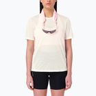 Moteriški bėgimo marškinėliai Salomon Shakeout Core GFX SS Tee whisper white/pink frosting