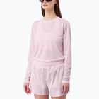 Moteriški bėgimo marškinėliai su ilgomis rankovėmis Salomon Shakeout Core LS Tee icy pink