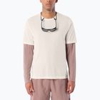Vyriški bėgimo marškinėliai Salomon Shakeout Core GFX SS Tee whisper white/pink frosting