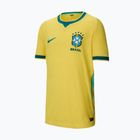 Vaikiški futbolo marškinėliai Nike Brazil 2026/27 Match Home canary/light mint/geode teal