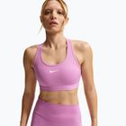 Sportinė liemenėlė Nike Swoosh Medium Support light magenta/white