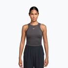 Moteriški marškinėliai Nike One Fitted Dri-Fit Cropped Tank Thunder Grey/White