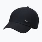 Kepurė su snapeliu Nike Dri-Fit Club Unstructured Metal Swoosh 2026 black/metallic silver