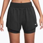 Moteriški šortai Nike One Dri-Fit High-Waisted 3" 2In1 black/white