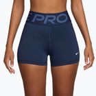 Moteriški šortai Nike Pro Sculpt High Waisted 3" Biker Midnight Navy/White
