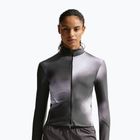 Moteriškas bėgimo džemperis Nike Swift Dri-Fit Full Zip Mid-Layer dark smoke grey/light smoke grey