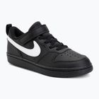Vaikiški batai Nike Court Borough Low Recraft black/black/white