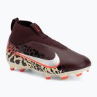 Vaikiški futbolo bateliai Nike United Jr. Mercurial Superfly 10 Academy MG burgundy crush/metallic silver