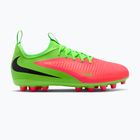 Vaikiški futbolo batai Nike Jr. Phantom 6 Academy Erling Haaland AG hot punch/green strike/black