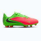 Vaikiški futbolo batai Nike Jr. Phantom 6 Club Erling Haaland MG hot punch/green strike/black