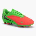 Vaikiški futbolo batai Nike Jr. Phantom 6 Club Erling Haaland MG hot punch/green strike/black