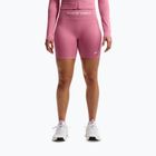 Moteriški treniruočių šortai Nike Pro Seamless High Waisted Biker 5" peony/white