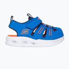 Vaikiškos basutės SKECHERS S-Lights Sola Glow blue/lime