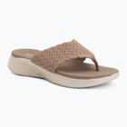 Moteriškos šlepetės SKECHERS Ultra Flex 3.0 Rhythm Waves brown