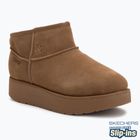 Moteriški batai Skechers Keep Cozy kaštoninės spalvos