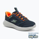 Vaikiški batai SKECHERS Go Run 400 V2 Turbo-Brisk tamsiai mėlyni/oranžiniai
