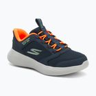 Vaikiški batai SKECHERS Go Run 400 V2 Turbo-Brisk tamsiai mėlyni/oranžiniai