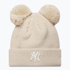 Moteriška žieminė kepurė New Era Double Pom Beanie New York Yankees stone