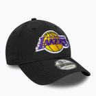 Kepurė su snapeliu New Era Recycled 9Forty Lakers juoda/oficiali arbatos komandos spalva