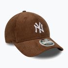 Kepurė su snapeliu New Era Cord 9Forty Mcrown New York Yankees tamsiai kaštoninė/tamsi rudens