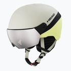 Vaikiškas slidinėjimo šalmas HEAD Yuki Visor Jr lime swirl/silver/red