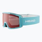 Vaikiški slidinėjimo akiniai HEAD Contex Yuki Jr red/blue
