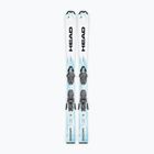 Vaikiškos kalnų slidės + apkaustai HEAD Supershape JRS + Jrs 7.5 GW CA white/blue