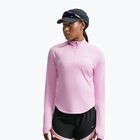 Moteriškas bėgimo džemperis Nike Tempo Dri-Fit 1/4 Zip pink rise