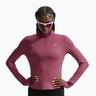 Moteriškas bėgimo džemperis Nike Swift Dri-FIT UV 1/4-Zip pink smoke