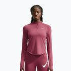 Moteriškas bėgimo džemperis Nike Tempo Dri-Fit 1/4 Zip pink smoke
