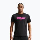 Vyriški treniruočių marškinėliai Nike Dri-Fit Winning black/hyper pink