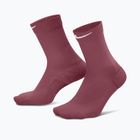 Kojinės Nike Run Midweight Crew pink smoke/pink rise/white