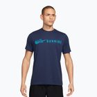 Vyriški bėgimo marškinėliai Nike Dri-Fit Running T-Shirt midnight navy/light current blue