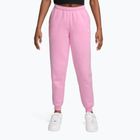 Vaikiškos kelnės Nike Sportswear Studio pink rise/white