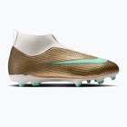 Vaikiški futbolo bateliai Nike Jr. Mercurial Superfly 11 Academy "Kylian Mbappé" metallic gold/green glow