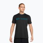Vyriški bėgimo marškinėliai Nike Dri-Fit Running T-Shirt black/bright spruce