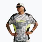 Vyriški bėgimo marškinėliai Nike Dri-FIT Printed SS smoke grey/black/light lemon twist