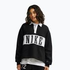 Moteriškas džemperis Nike Studio Fleece Medium Weight total black/sail/sail