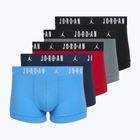 Vyriškos Nike Jordan Cotton Trunk bokserinės kelnaitės 5 vnt. sportiškos raudonos/juodos spalvos
